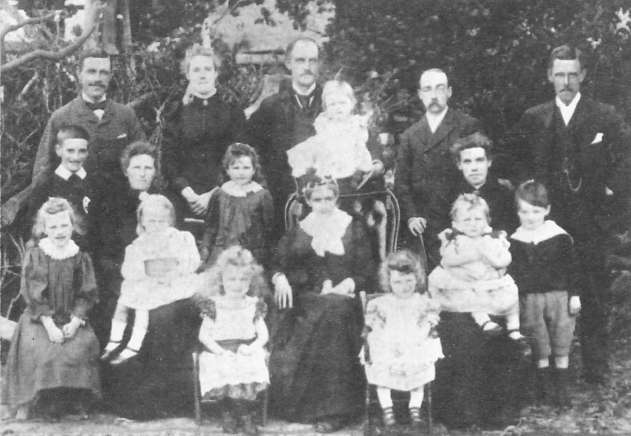 The Fowler family in the 1880's